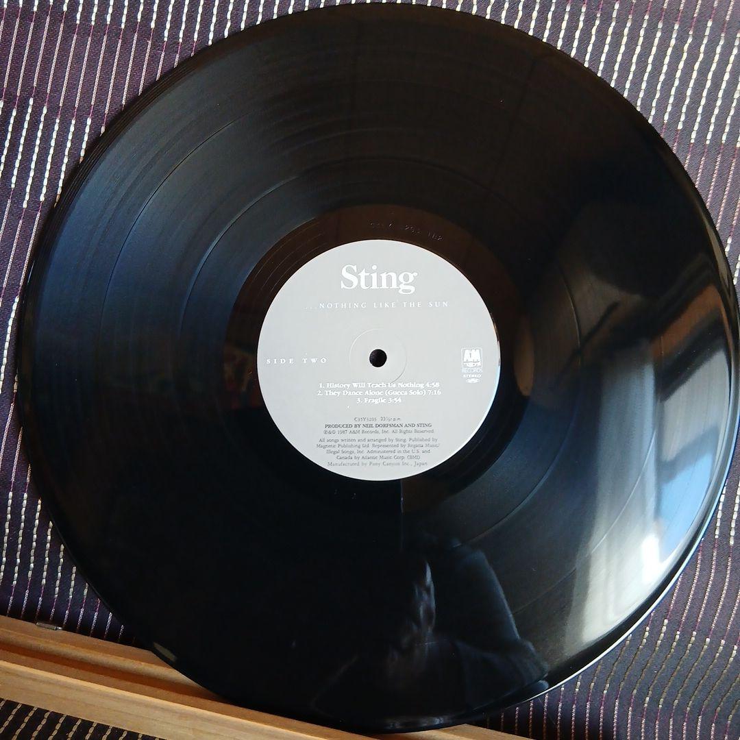 ⑥-7 スティング ／Nothing Like The Sun 2枚組 LP