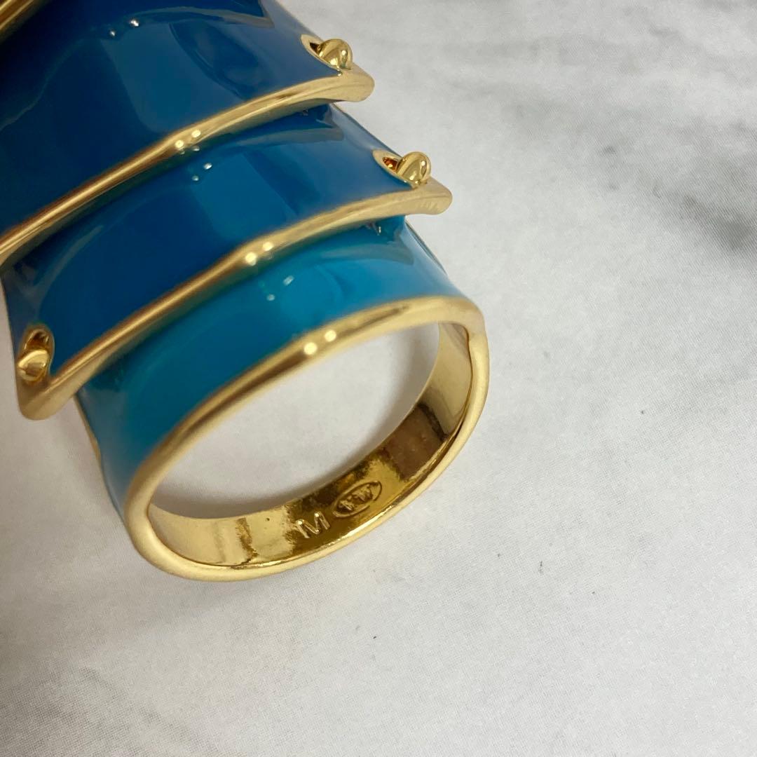 Vivienne Westwood｜ARTEMISリング　ゴールド×ブルー
