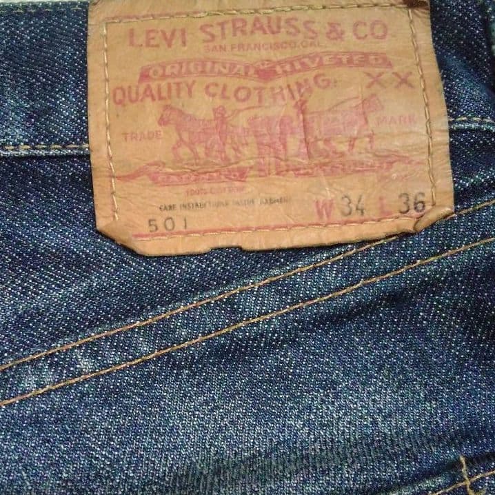 か*ん様 Levi's501XX BIGE 赤耳　W34 L36 日本製