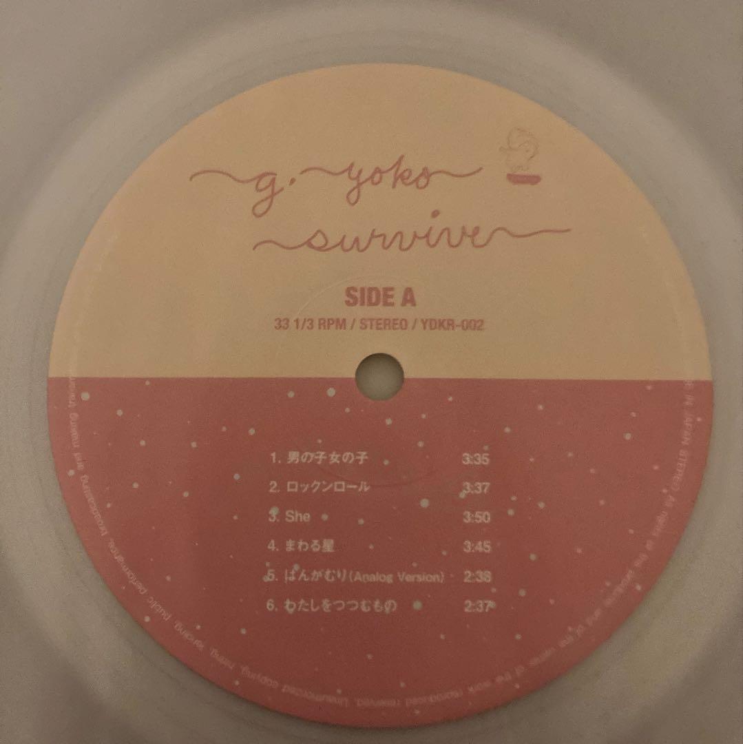 G.YOKO Survive LP クリアバイナル