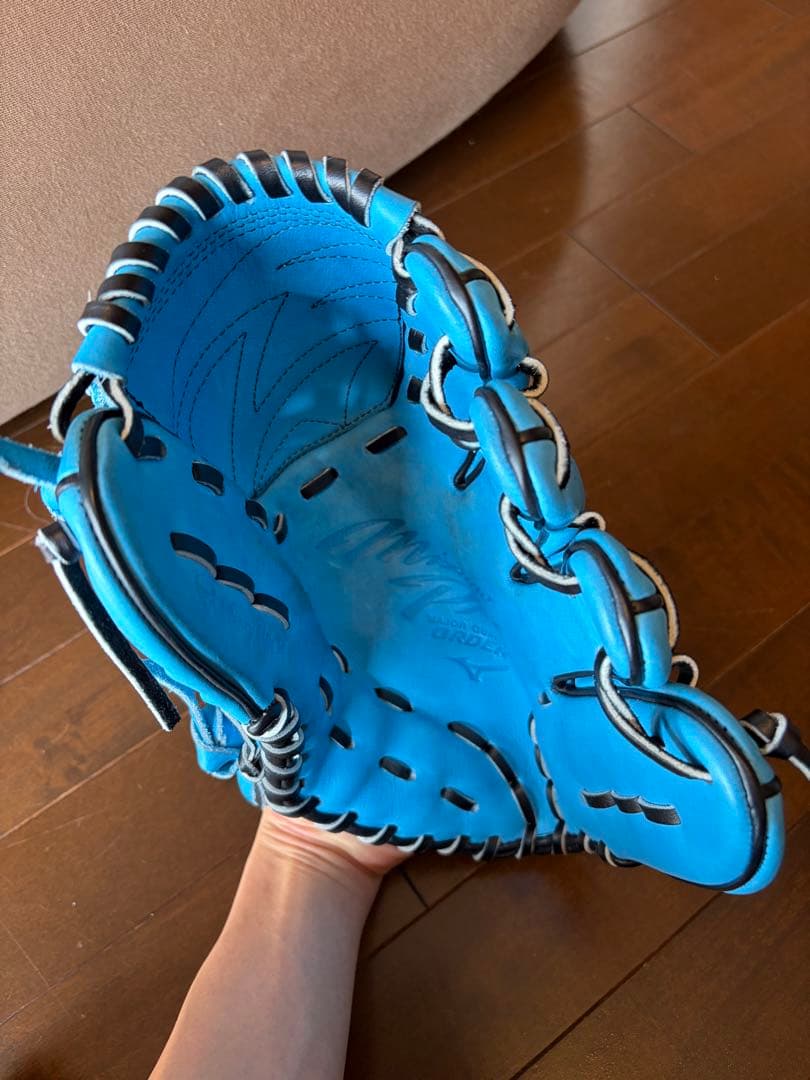 MizunoPro オーダー 軟式グローブ スカイブルー