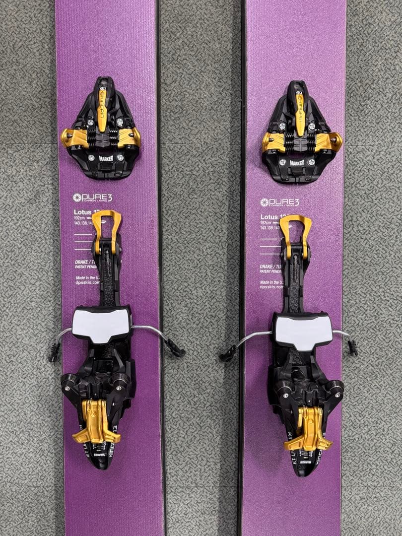 スキー dps Lotus 138 192cm & marker kingpin13