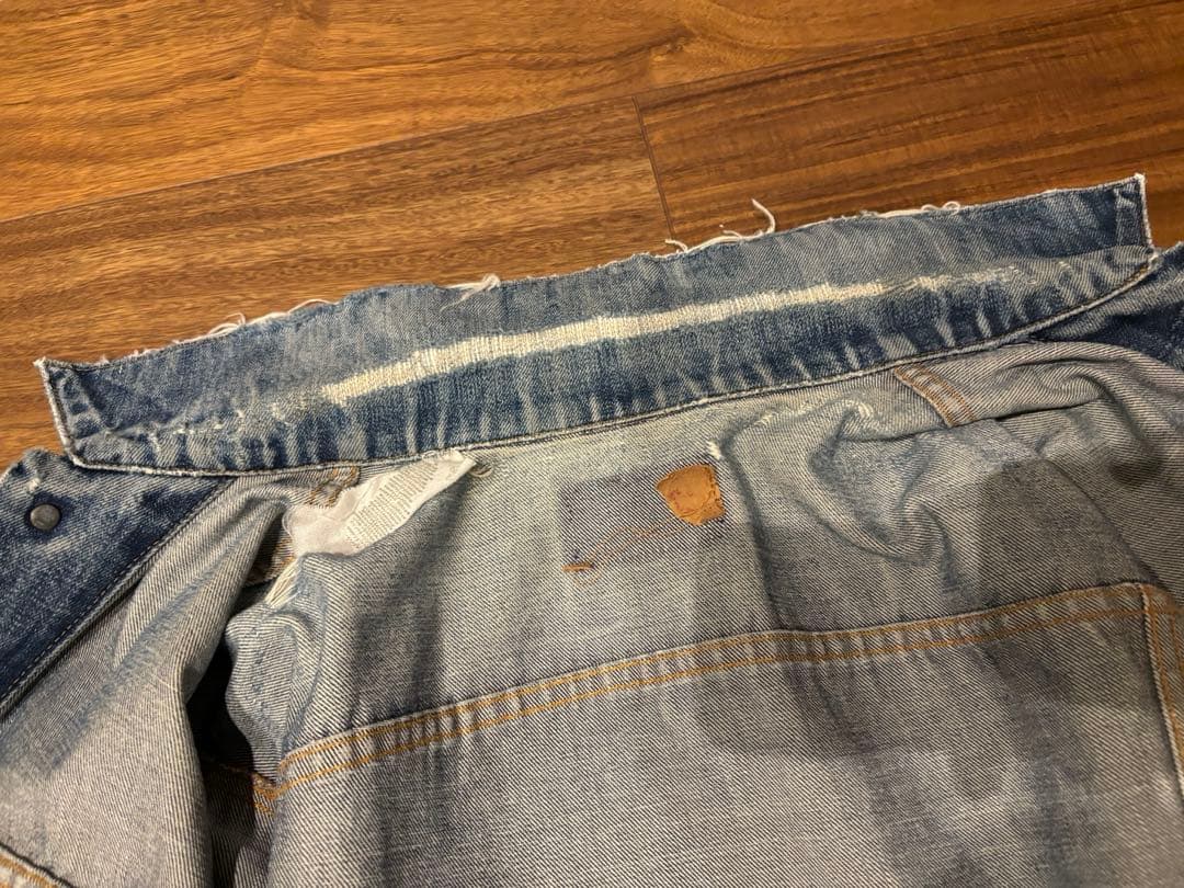Levi's 70505 BIGE USA製　均等V 鬼ヒゲ　44