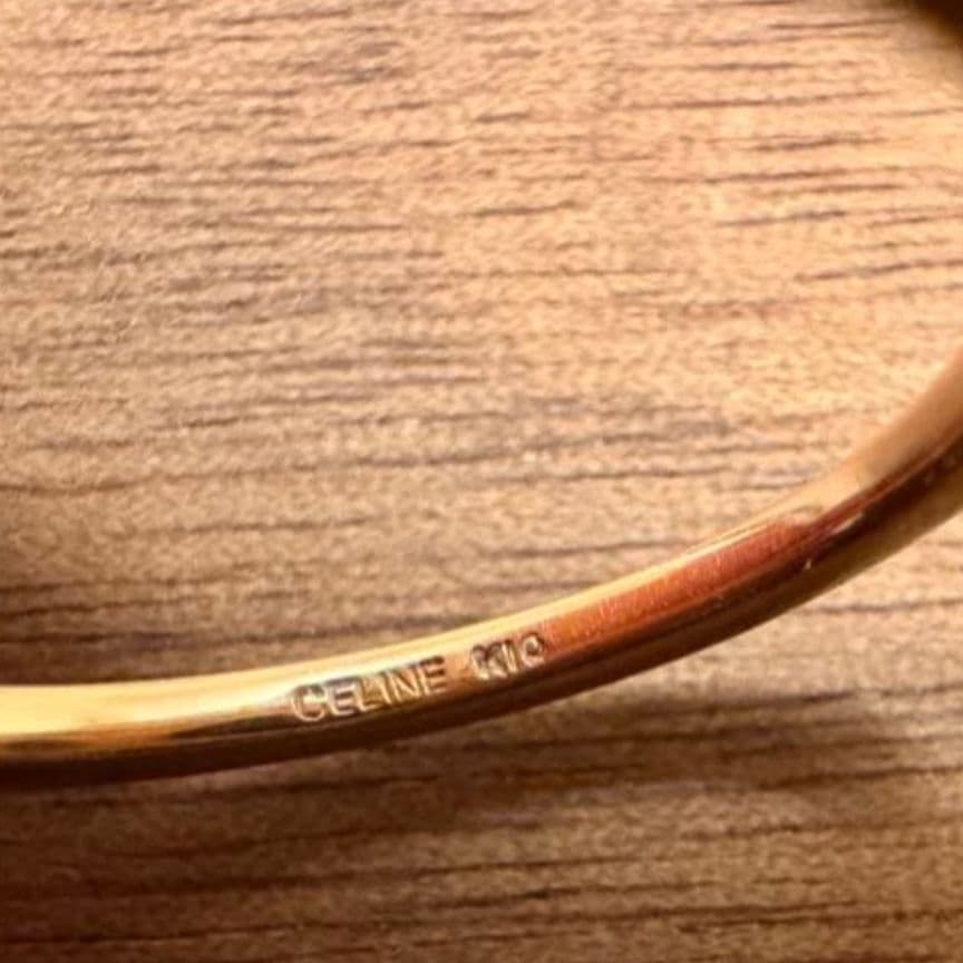 CELINE K10PGリング 11号