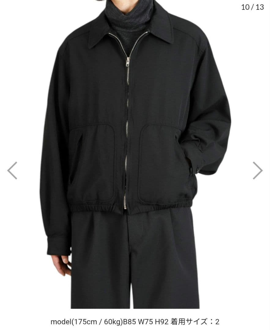 『新品』HERILL Woolgabardine WindybayJacket