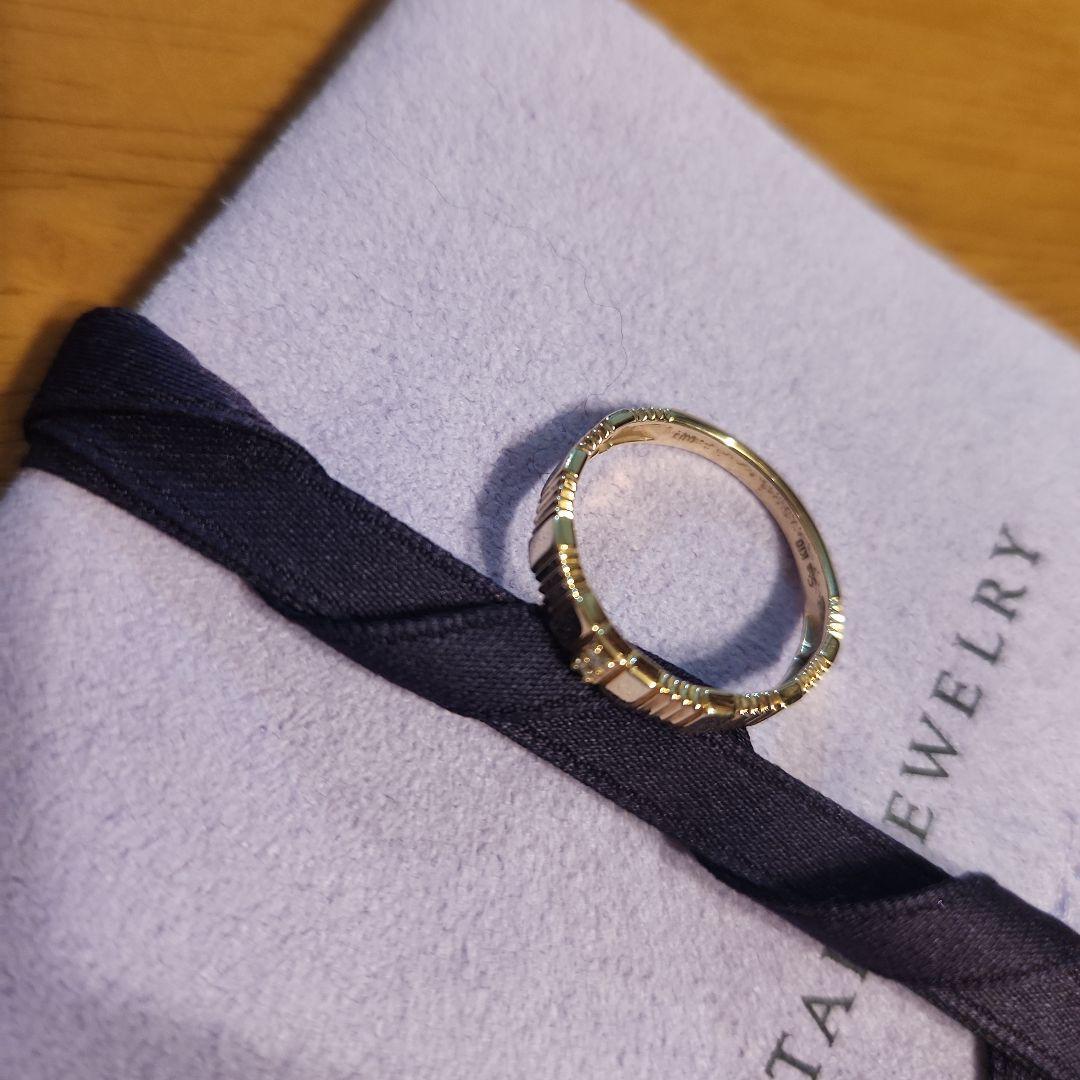 ★お値下げ★スタージュエリー K10 SPARKLE TEXTURE RING