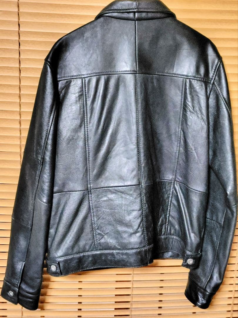 ZIGGYS SHOP 本革レザージャケット/革ジャン Mサイズ相当 トラッカー