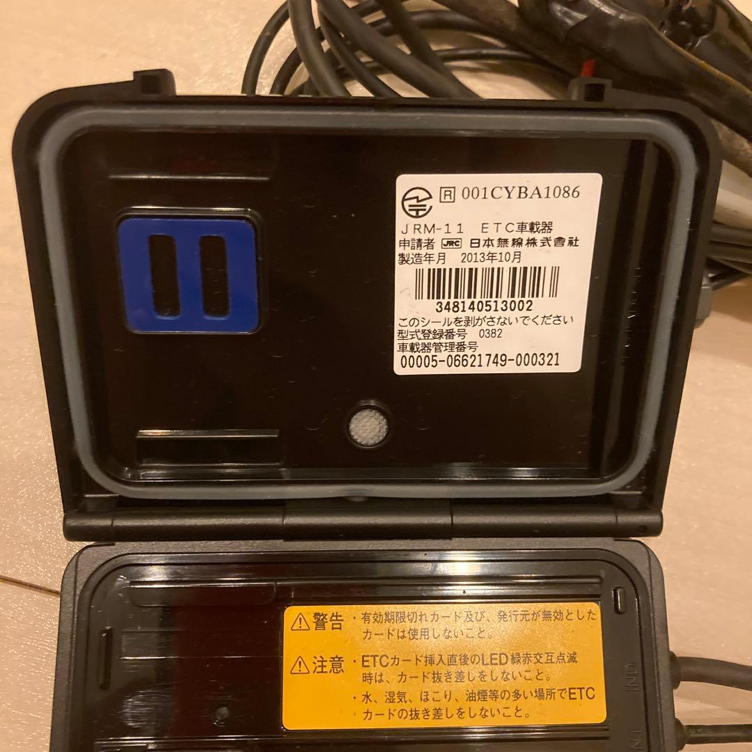 バイク用ETC JRM-11 二輪用ETC 車載器　JRC 2013年10月