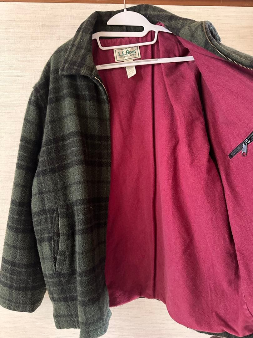 L.L.Bean グリーン・ブラックチェック ジャケット