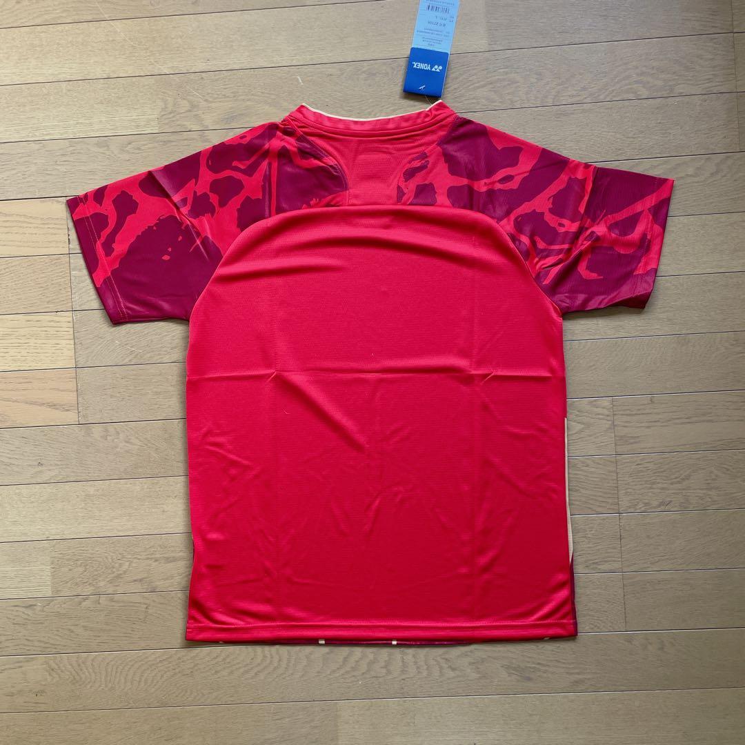 ヨネックス　YONEX テニス＆バドミントン　ゲームウェア　新品　L レッド
