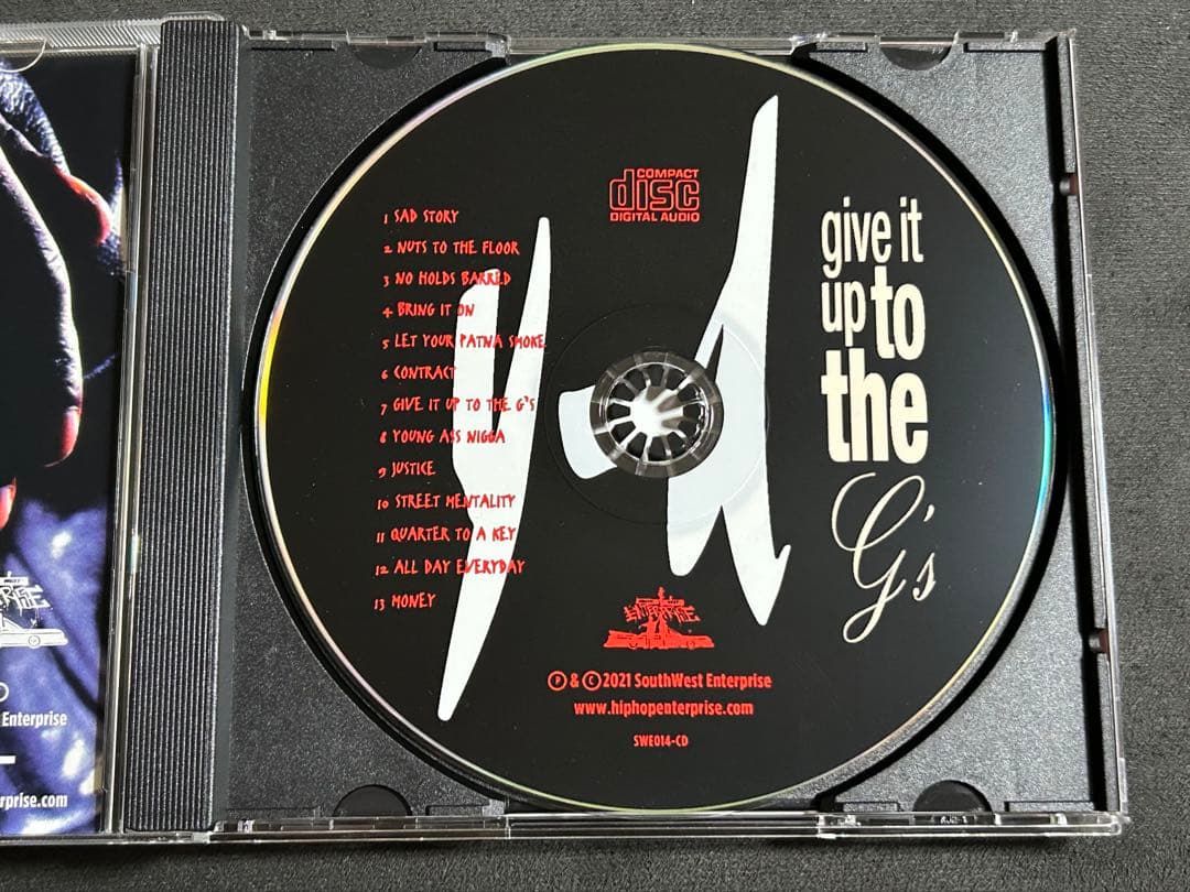 洋楽 Y-D GIVE IT UP TO THE G's \"CD\" G-RAP