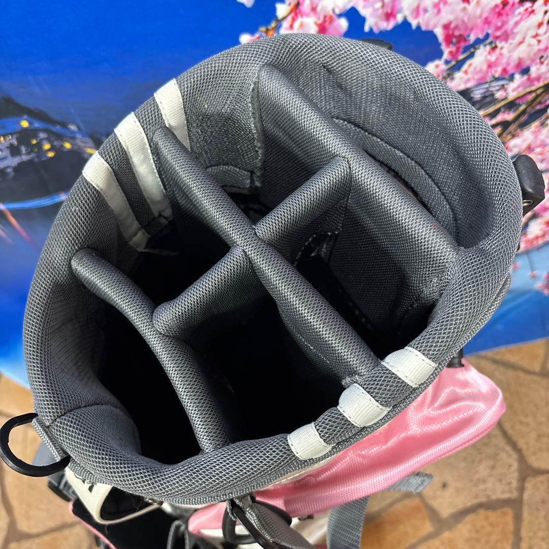 寶BV-1133 adidas アディダス スタンド式 キャディバッグ ピンク