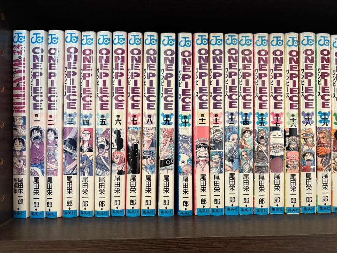 ONE PIECE 1巻から３５巻のセット➕ウォンテッド　全初版