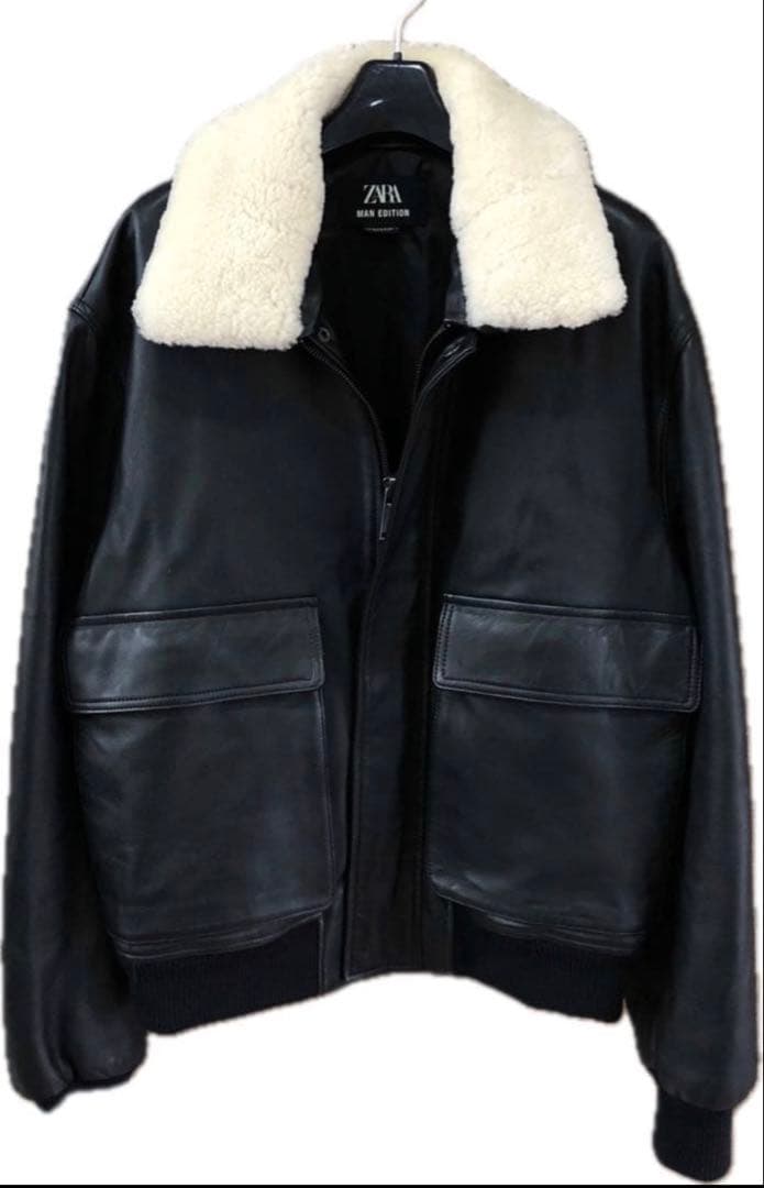 定価55000円 本革 リアルレザー A-2 G-1 ジャケット ボア 短丈