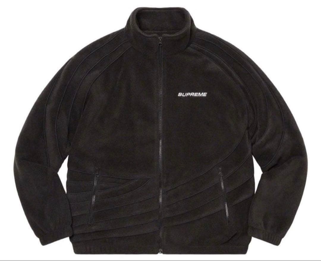 SUPREME フリースジャケット ブラック