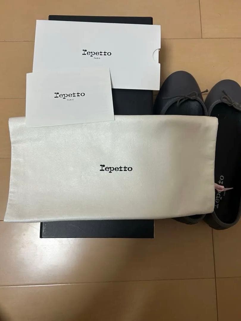 Repetto バレエシューズ グレー