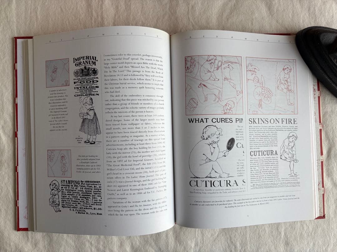 洋書　RED & WHITE
