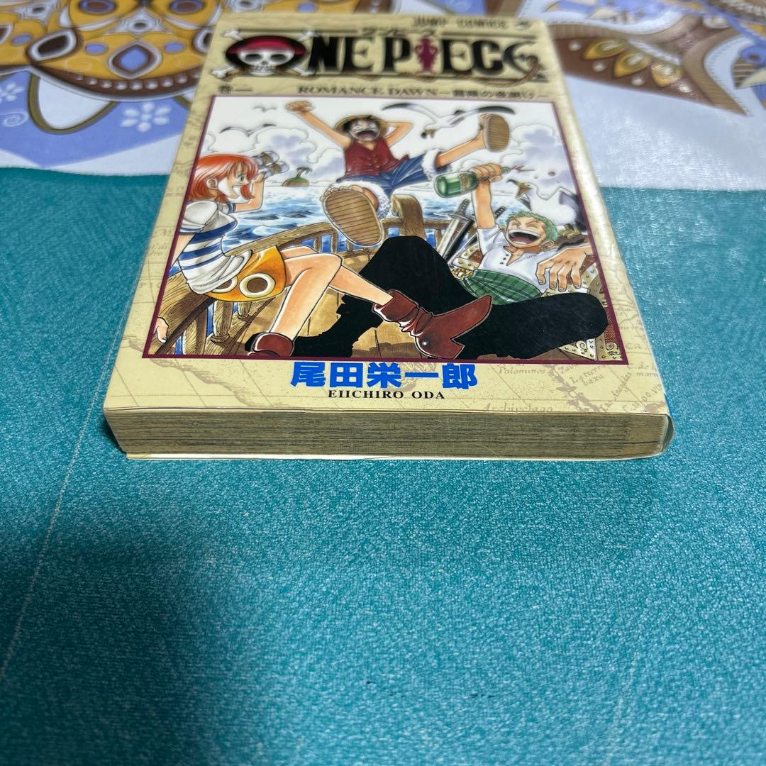希少 ワンピース 第1巻 初版本 コミックニュース付き ●中古品