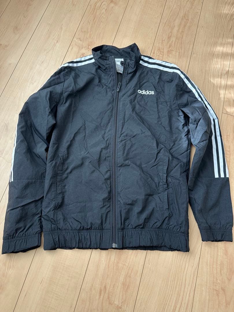 adidas ブラック ジャージ上下セットL