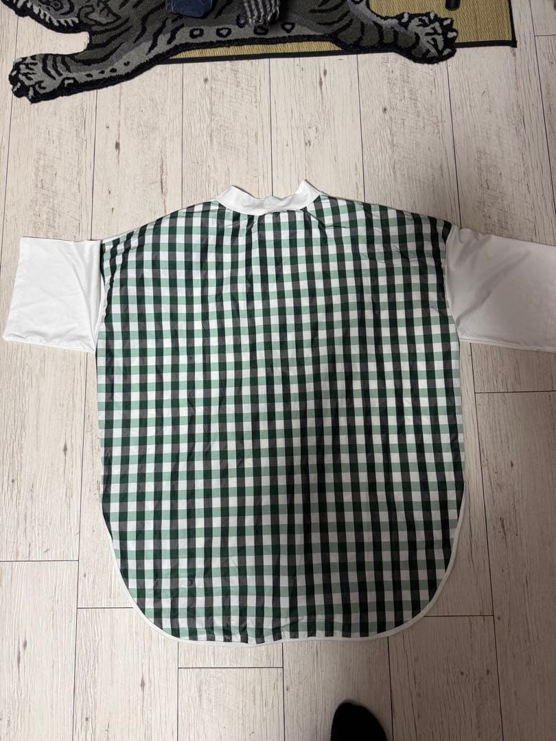 セットアップANTIQUAGOLF×STCH チェック柄