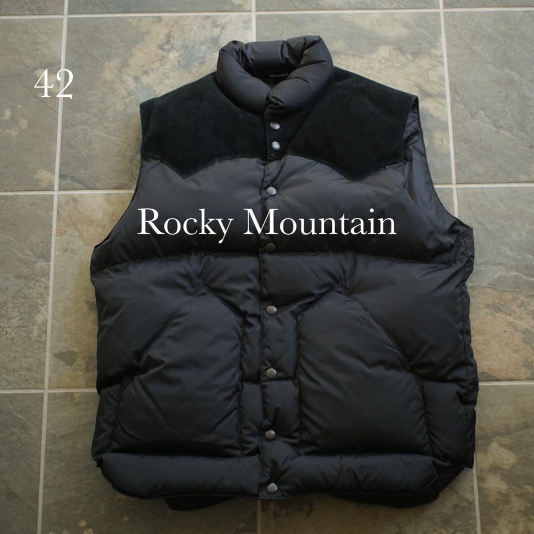 Rocky Mountain Featherbed ダウン ベスト 黒 42