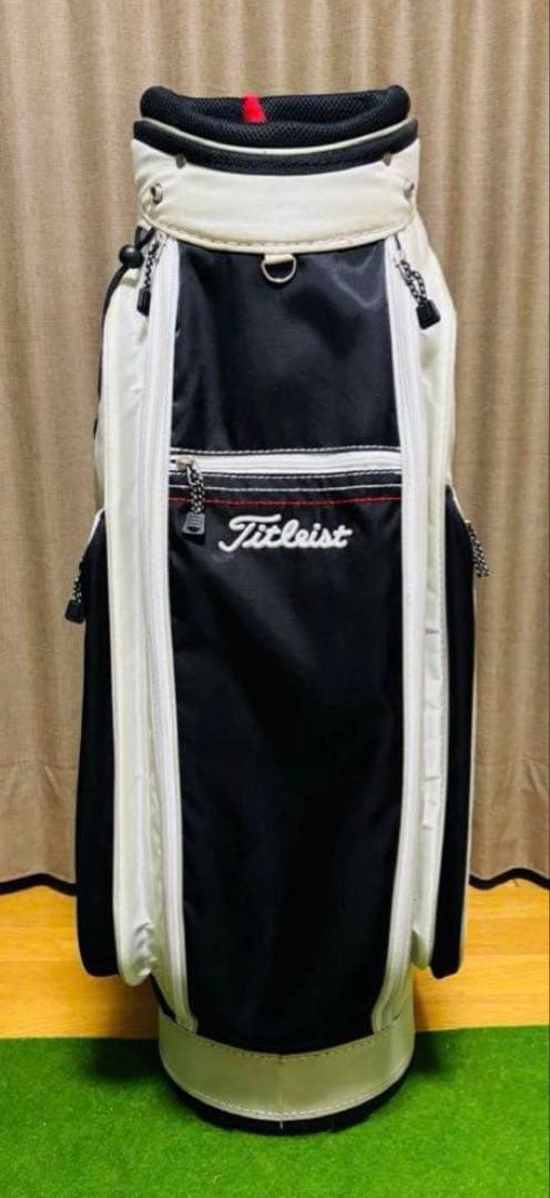 ツ*ん様 早い者勝ち！Titleist キャディバッグ ホワイト/ブラック/