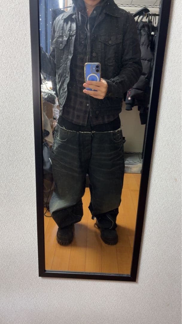 diesel コーティングデニムジャケット