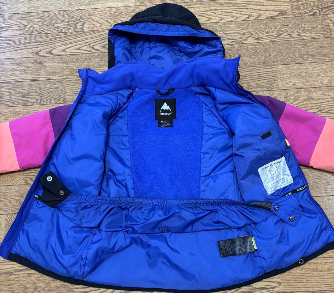 バートンBurtonキッズ スノーボードウェア 上下セット XS 110 120