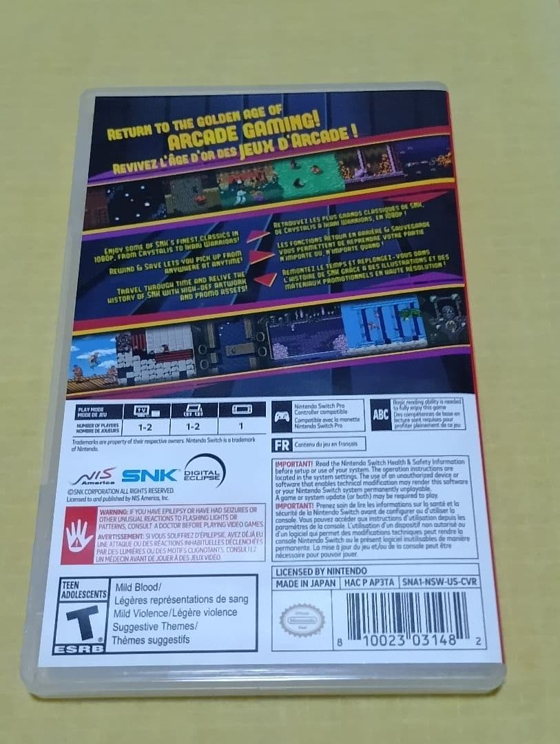 Nintendo Switch SNK 40th Anniversary Collection