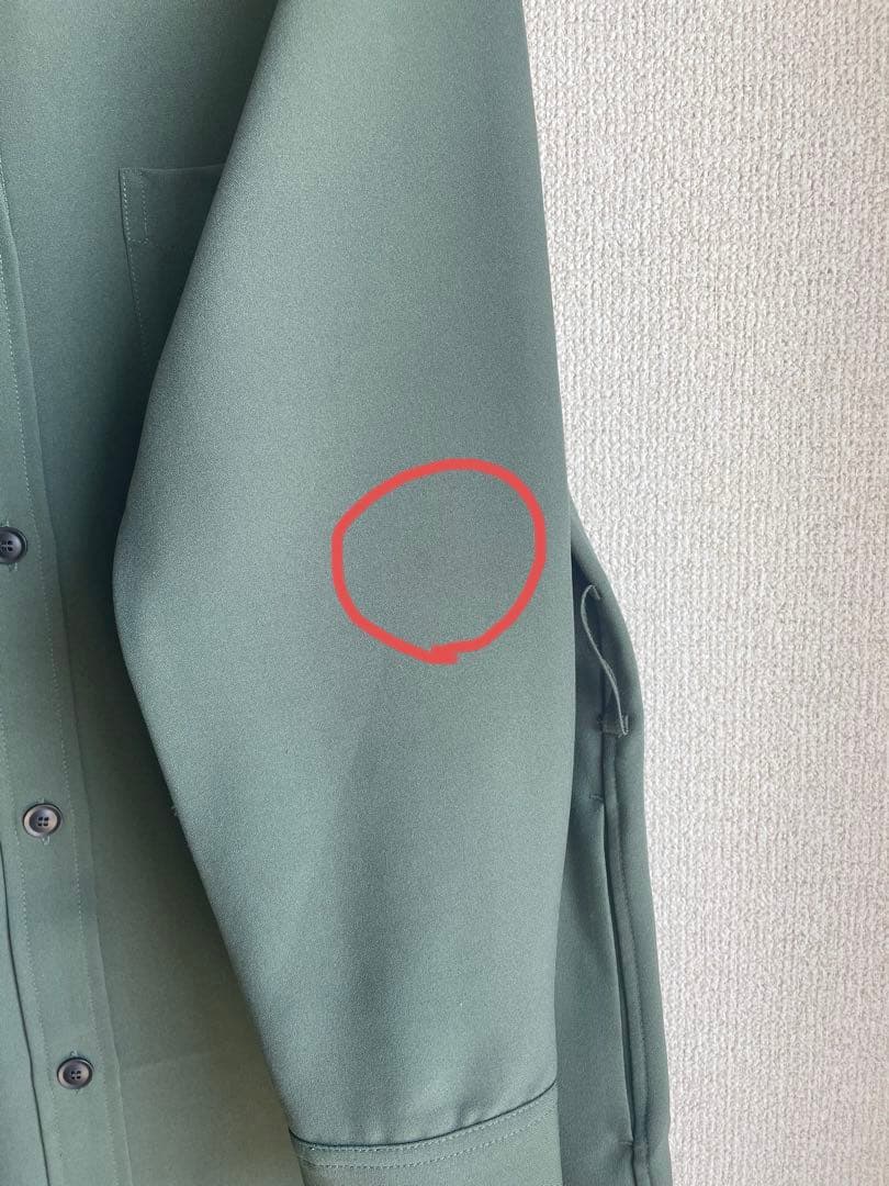 SOÉJU ソージュ ソフトオックスシャツワンピース カーキ サイズM