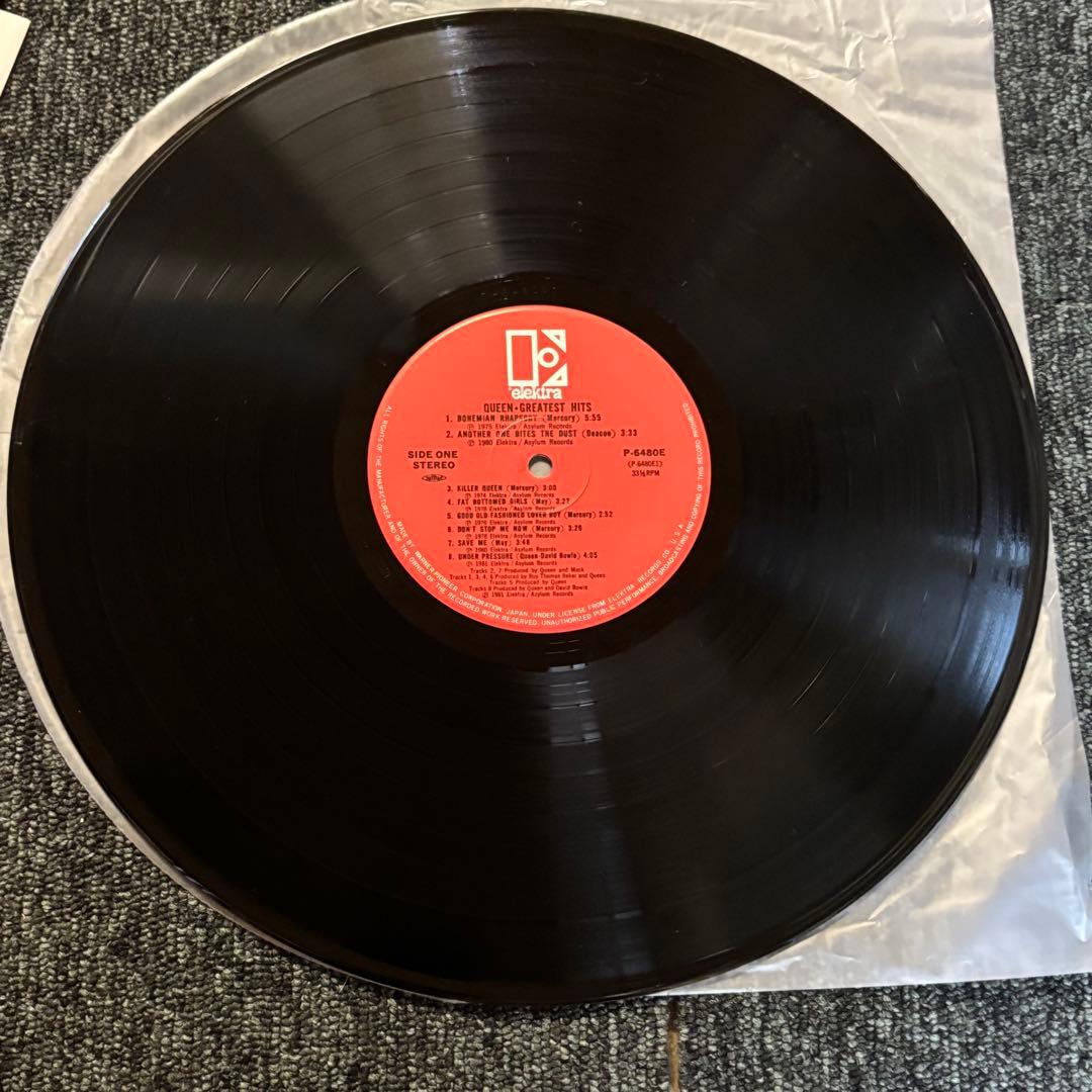 クイーン　QUEEN GREATEST HITS レコード　P-6480E R