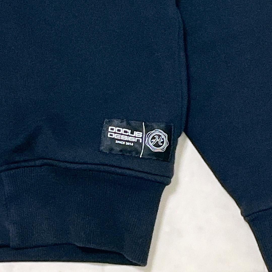 DOCUS DESIGN ジップアップ パーカー ワッペン ゴルフ