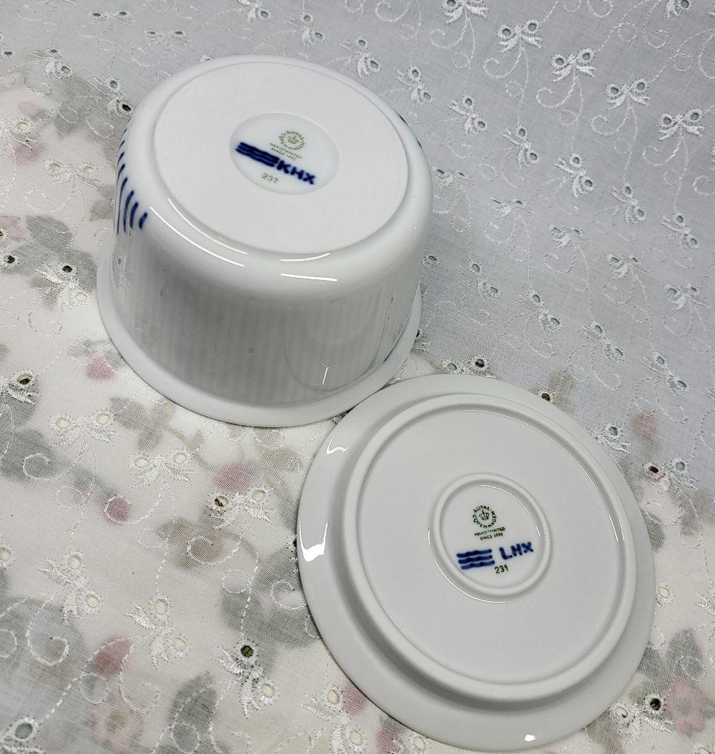 未使用近✨ロイヤルコペンハーゲン ブルーフル―テッド メガ オーブンウェア/蓋付