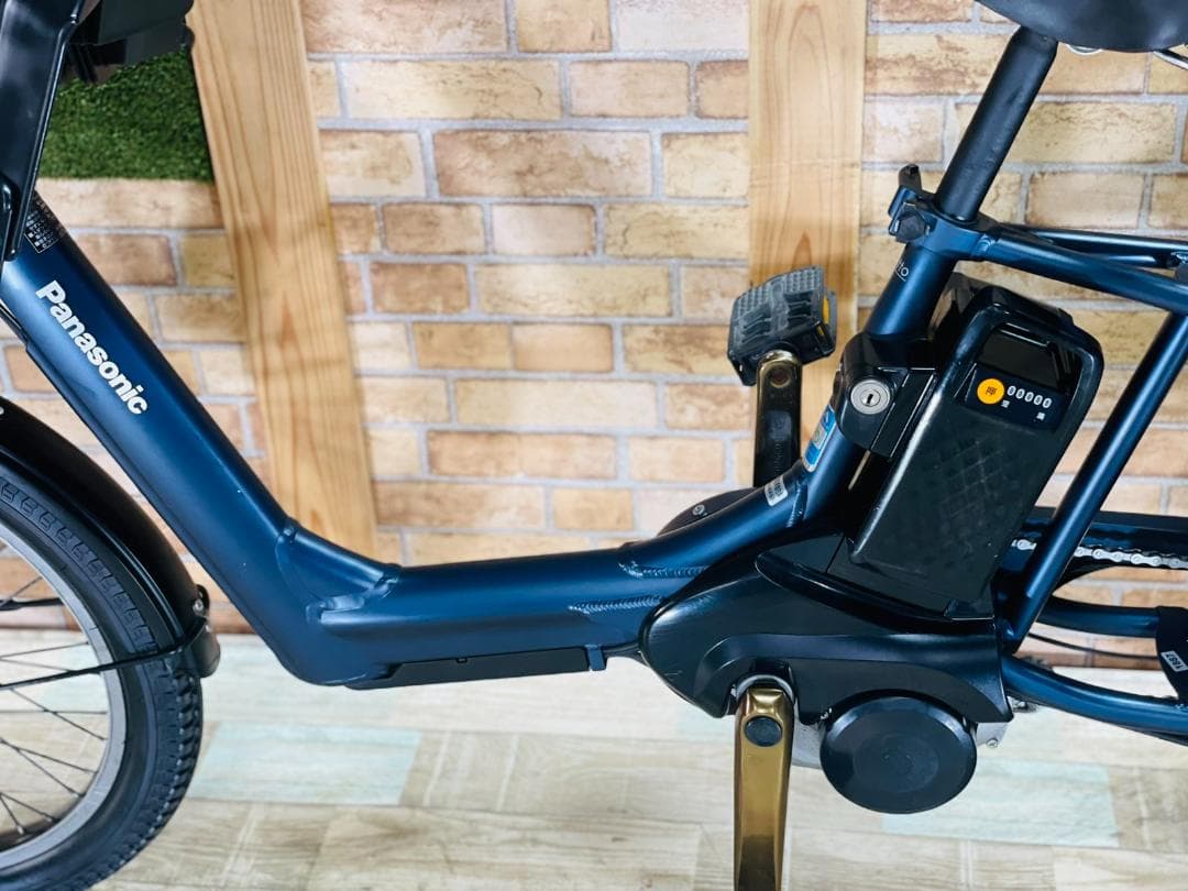 王様 マットネイビー アニーズ子供乗せ電動アシスト自転車 H1887
