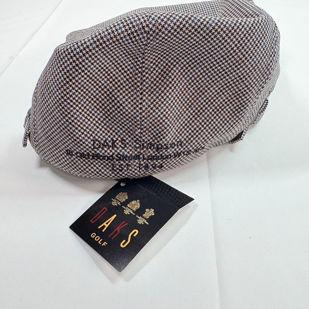 新品　DAKS ダックスゴルフ　ハンチング帽子　グレー　メンズ　紳士