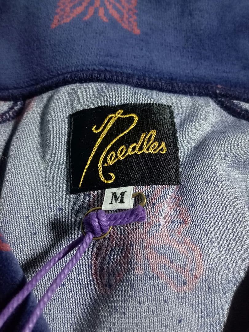 needles 　ニードルス　ベロアジャケット　ネイビー パピヨン