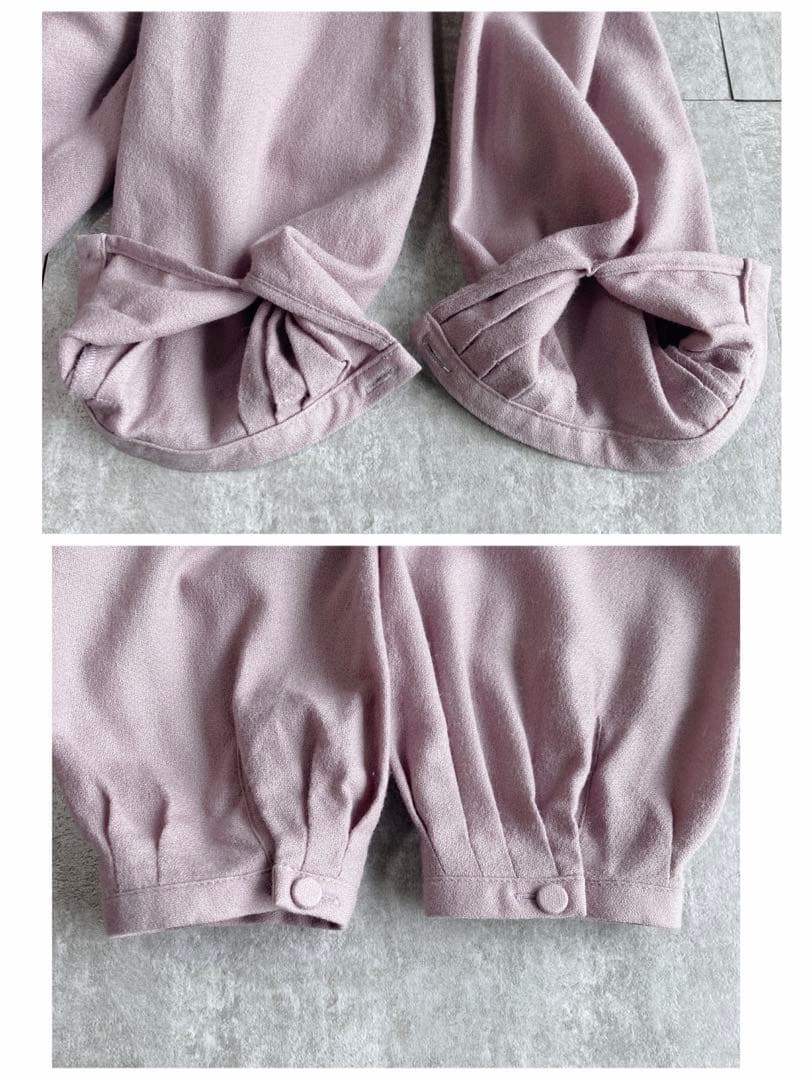 定価4万⭐️美品　ANAYI ロングワンピース　くすみピンク　フレア　M ウール