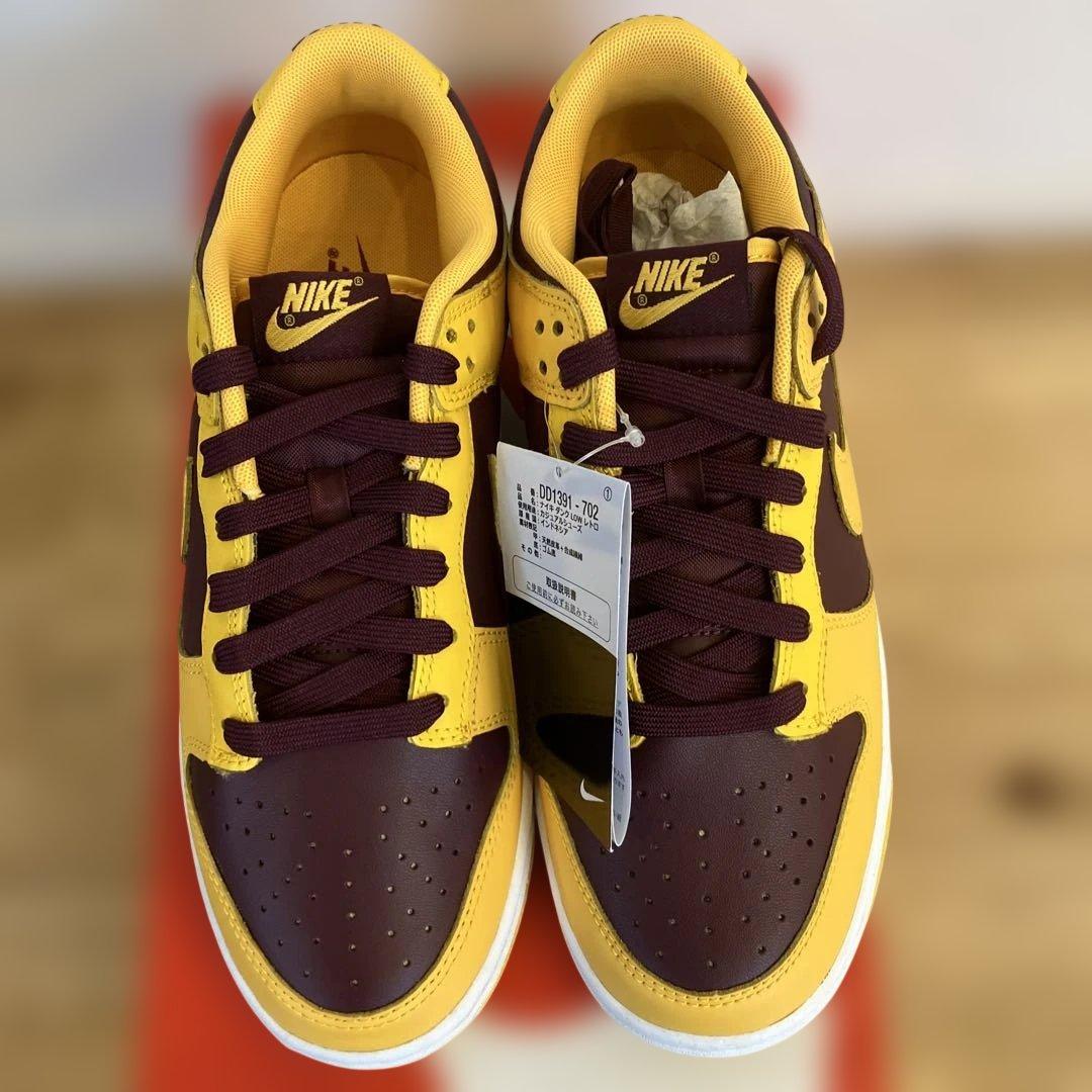 【新品】NIKE DUNK LOW RETRO university gold
