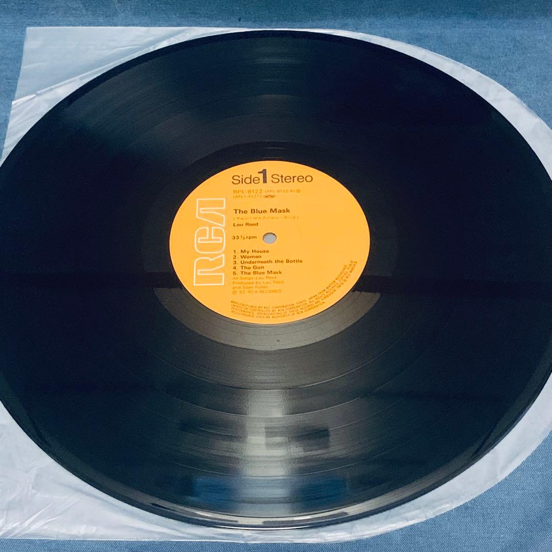 美品日本盤帯付レコード ルーリード『ブルーマスク』