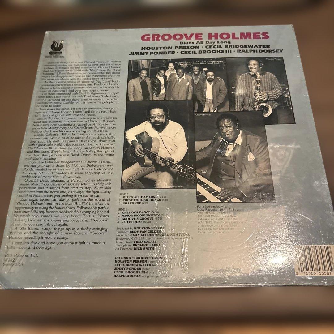 M*s様 US原盤 Groove Holmes Blues All Day LP