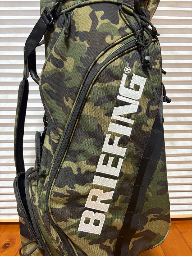 BRIEFING ブリーフィング キャディバッグ カモ 15分割