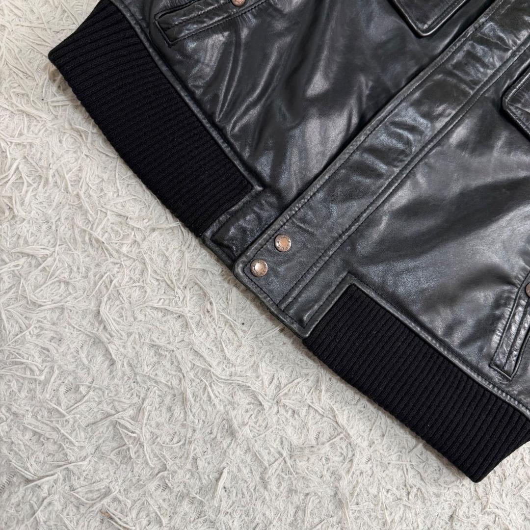 16961✨アヴィレックス XL ホースハイド ミリタリー レザージャケット