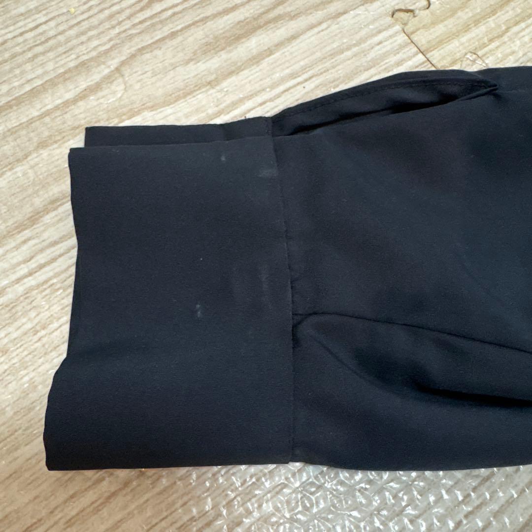 美品⭐︎ セルフォード　ラッフルスリーブワンピース　38 ネイビー　レース