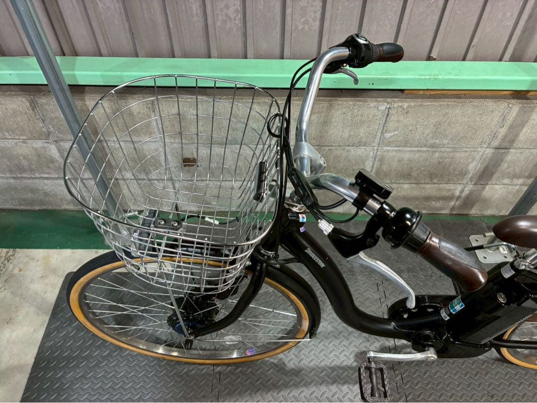 №8615 電動自転車　ブリヂストン　フロンティア 26インチ ブラック✨美品✨