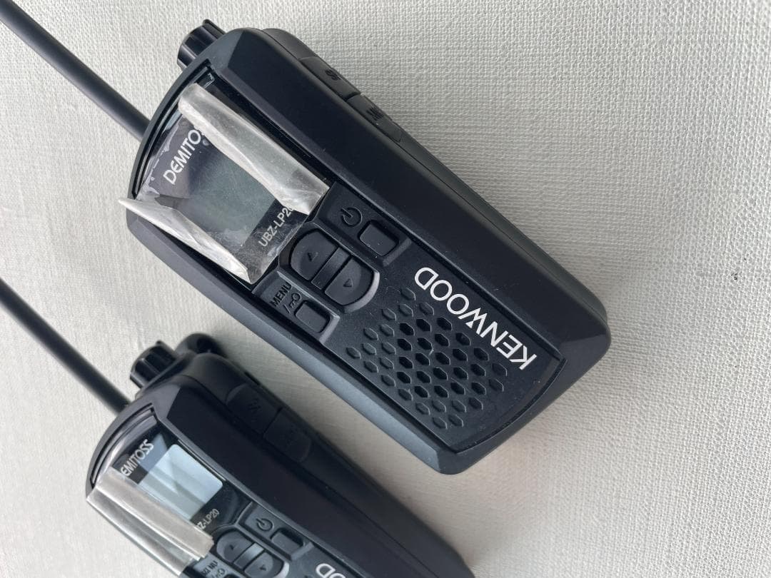 KENWOOD UBZ-LP20 トランシーバー 2台セット　現状品　▼