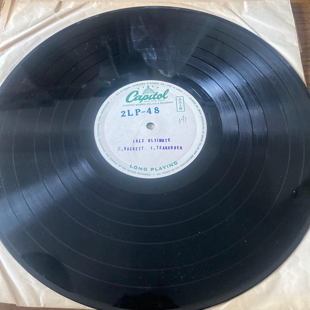 テスト盤 Bobby Hackett & Jack Teagarden レコード