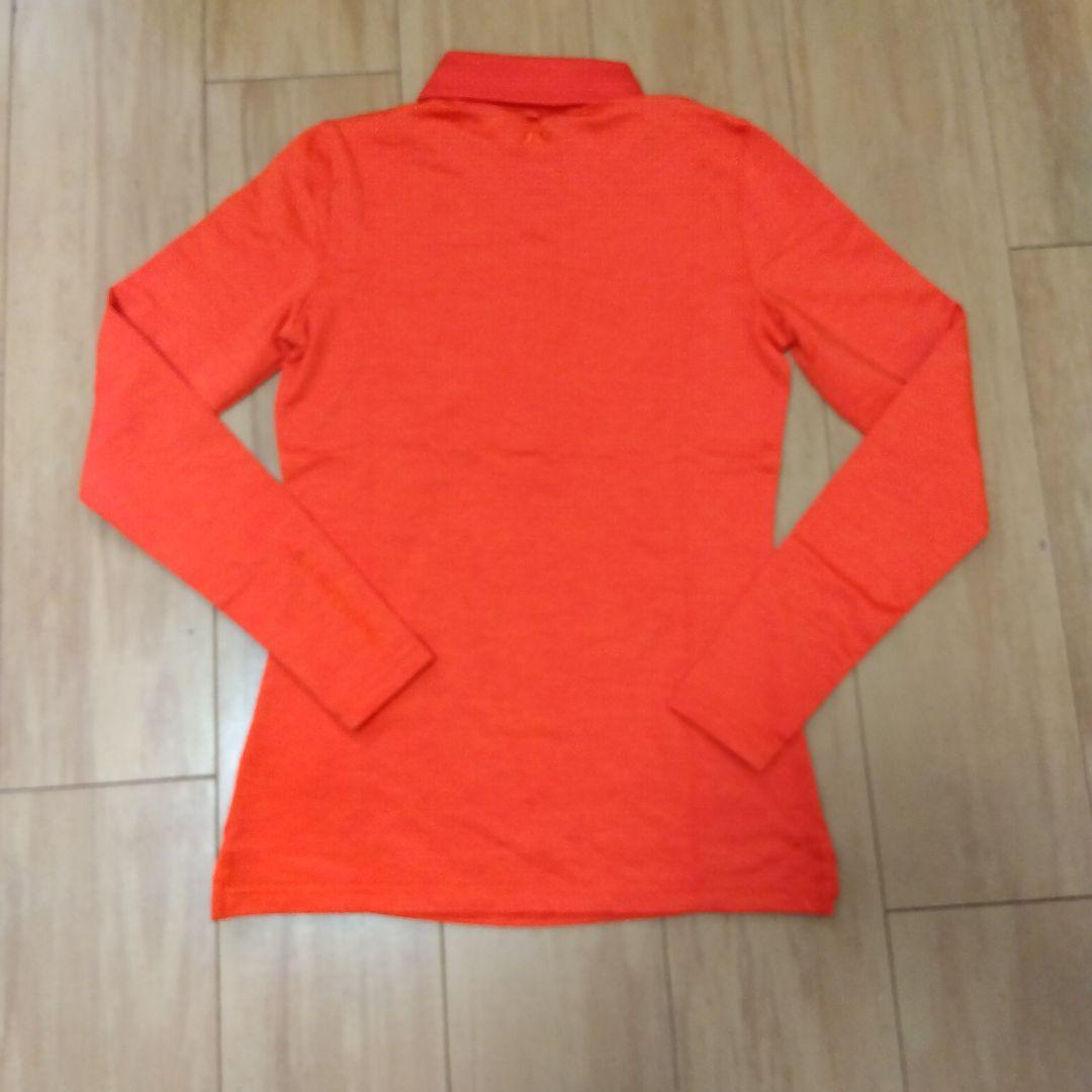 J.LINDEBERG オレンジ 長袖ポロシャツ 36-XS 新品未使用