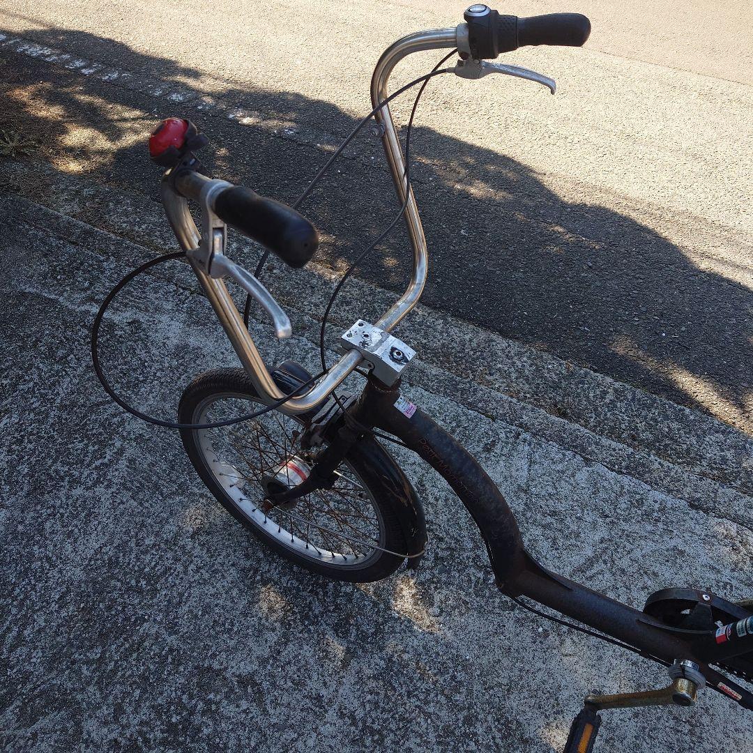 【引取限定】20インチシティサイクル チャイルドシート付き