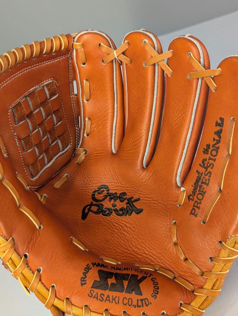 SSK 軟式グローブ YG-747 未使用タグ付 内野手用 レトロ