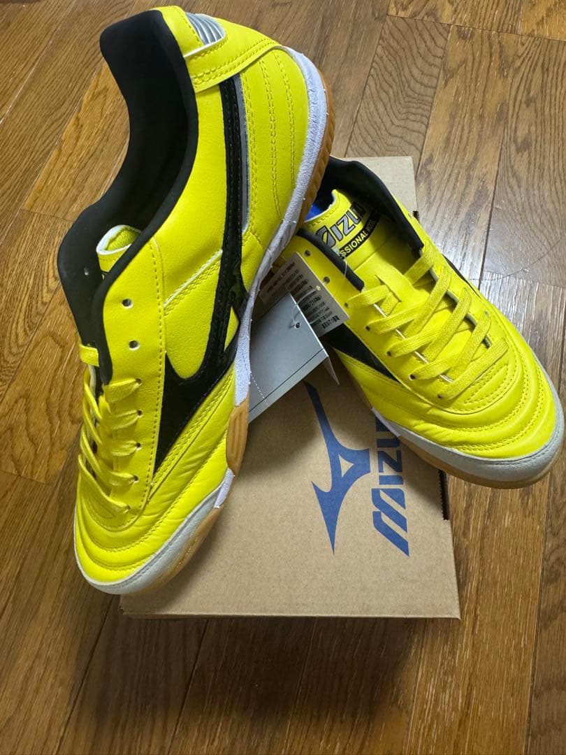 【廃盤カラー】MIZUNO ミズノモレリア IN イエロー✕ブラック 27.0㎝